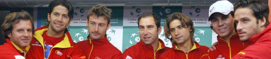 El equipo español de Copa Davis