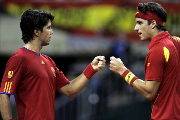Fernando Verdasco y Feliciano López Fernando Verdasco y Feliciano López