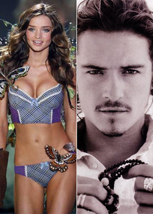 Miranda Kerr y Orlando Bloom Miranda Kerr y Orlando Bloom