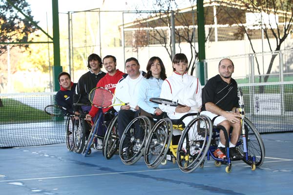 Tenistas en silla de ruedas Tenistas en silla de ruedas