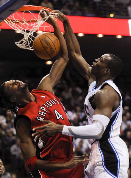 Chris Bosh y Dwight Howard. Chris Bosh y Dwight Howard.