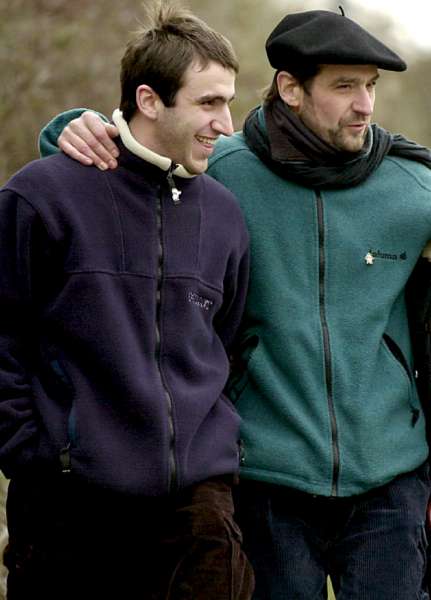Josu Ternera y su hijo, Egoitz Josu Ternera y su hijo, Egoitz