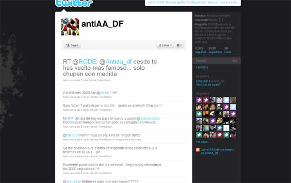 Twitter contra controles de alcoholemia en Ciudad de México Twitter contra controles de alcoholemia en Ciudad de México