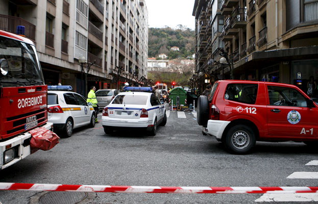 Escape de gas en Gros. Escape de gas en Gros.