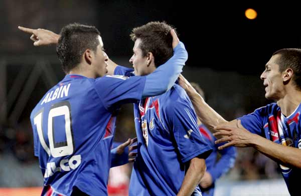 Manu Del Moral con el Getafe Manu Del Moral con el Getafe