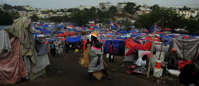 Refugiados tras el terremoto de Haití Refugiados tras el terremoto de Haití
