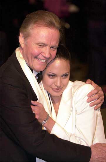 Angelina Jolie y su padre Angelina Jolie y su padre