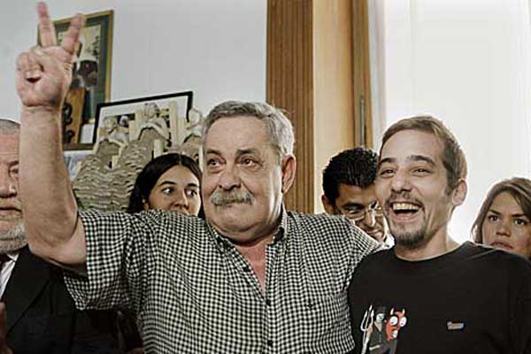 Abel Madariaga (izqda.) junto a su hijo Francisco Abel Madariaga (izqda.) junto a su hijo Francisco