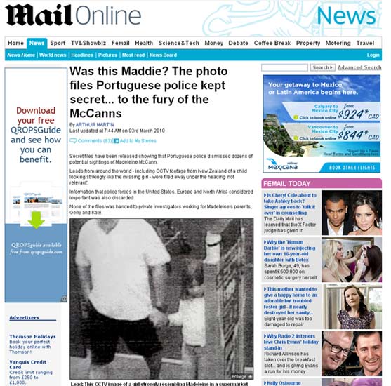 Caso Madeleine Caso Madeleine