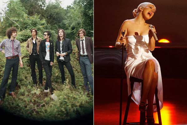 The Strokes y Christina Aguilera The Strokes y Christina Aguilera