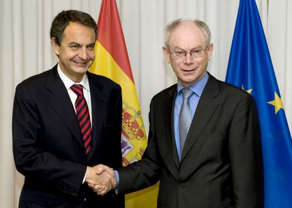 Zapatero y Van Rompuy Zapatero y Van Rompuy