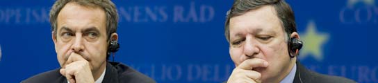 Zapatero, en Bruselas. Zapatero, en Bruselas.