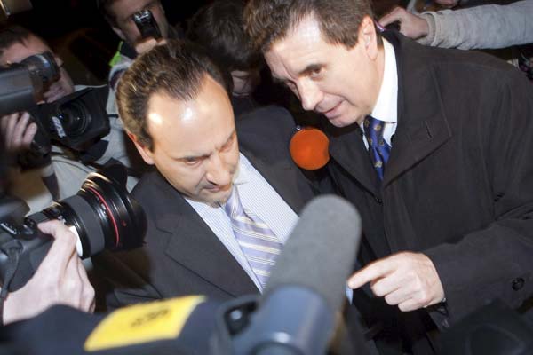 Jaume Matas, en los juzgados. Jaume Matas, en los juzgados.