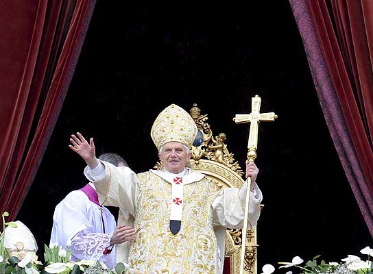 El Papa Benedicto XVI en la Pascua El Papa Benedicto XVI en la Pascua