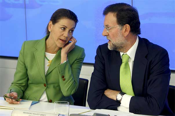 Mariano Rajoy y María Dolores de Cospedal Mariano Rajoy y María Dolores de Cospedal