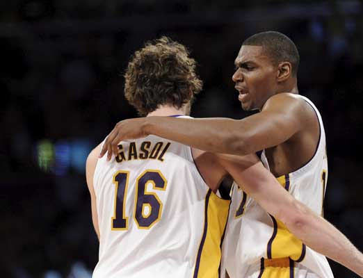 Gasol y Bynum Gasol y Bynum