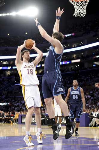 Pau Gasol ante Utah Jazz Pau Gasol ante Utah Jazz