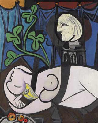 'Nude, Green Leaves and Bust', de Picasso. 'Nude, Green Leaves and Bust', de Picasso.