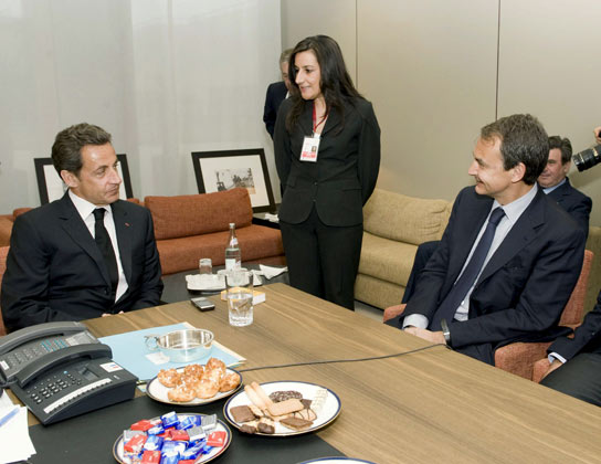 Sarkozy y ZP Sarkozy y ZP