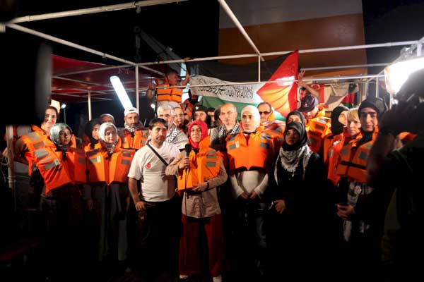 Activistas en el 'Mavi Marmara' Activistas en el 'Mavi Marmara'