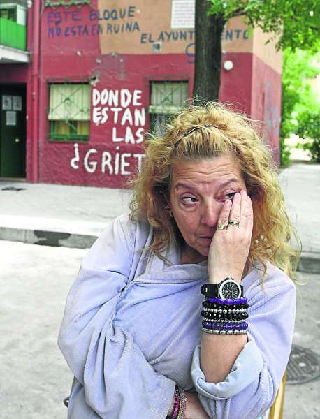 Amalia, una de las afectadas por los desalojos Amalia, una de las afectadas por los desalojos