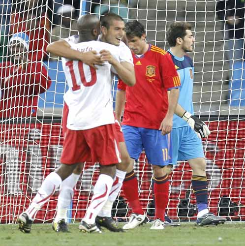 Gol de Suiza ante España Gol de Suiza ante España