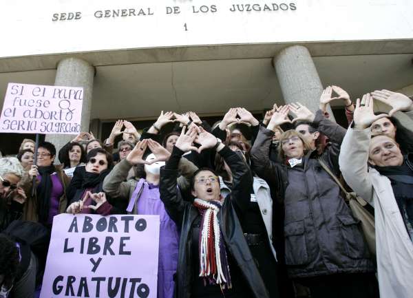 Manifestación a favor del aborto Manifestación a favor del aborto