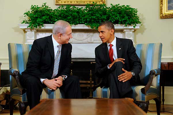 Benjamin Netanyahu y Barack Obama Benjamin Netanyahu y Barack Obama