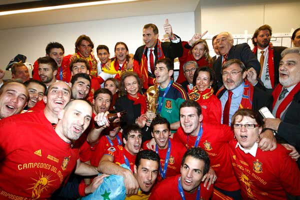 Vestuarios de la selección española Vestuarios de la selección española