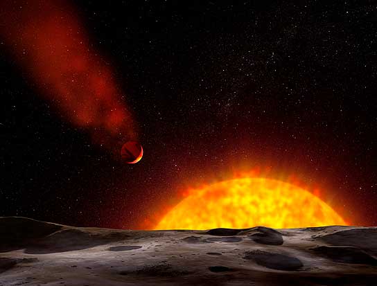 Recreación de la Nasa del nuevo planeta 'super caliente' Recreación de la Nasa del nuevo planeta 'super caliente'