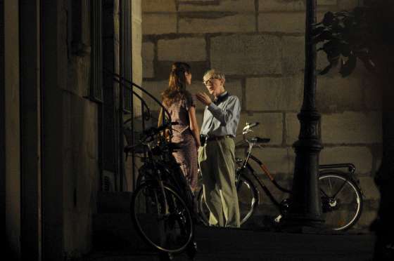 Carla Bruni y Woody Allen, de rodaje en París Carla Bruni y Woody Allen, de rodaje en París