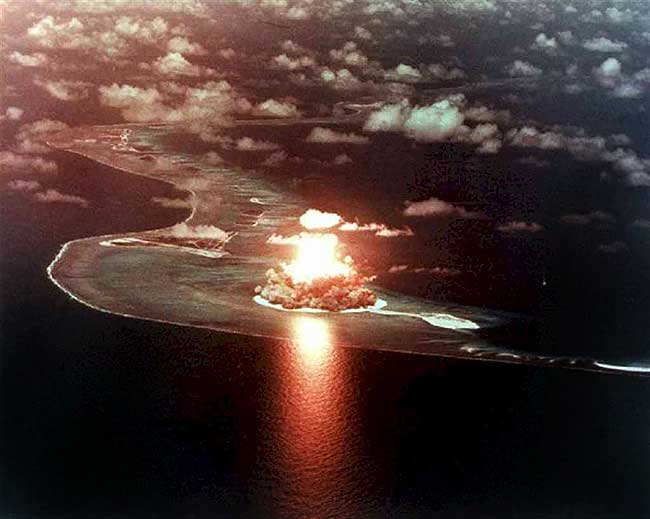 Resultado de imagen de atolón de Bikini