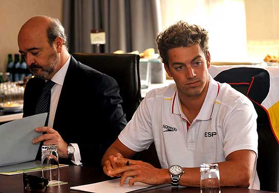 Rafa Muñoz, en el tribunal antidopaje de la FINA Rafa Muñoz, en el tribunal antidopaje de la FINA