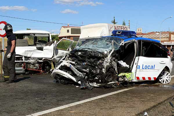 Accidente en León. Accidente en León.