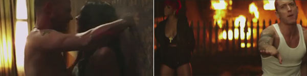 Eminen junto a Rihanna Eminen junto a Rihanna