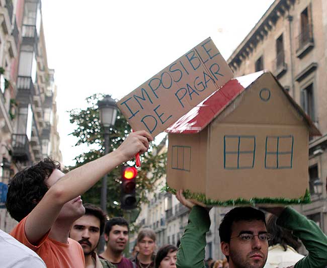 Protestas por la vivienda Protestas por la vivienda