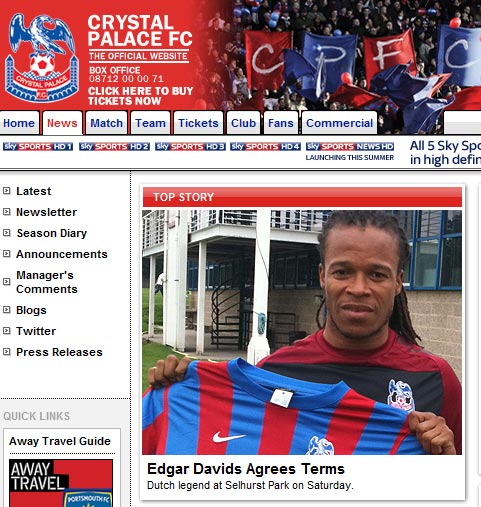 Edgar Davids vuelve al fútbol Edgar Davids vuelve al fútbol