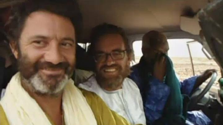 Los voluntarios viajaron en el mismo coche que su secuestrador tras la liberación Los voluntarios viajaron en el mismo coche que su secuestrador tras la liberación