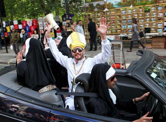 Protesta contra el Papa Protesta contra el Papa