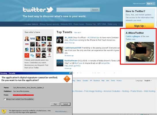 Imitación de Twitter Imitación de Twitter