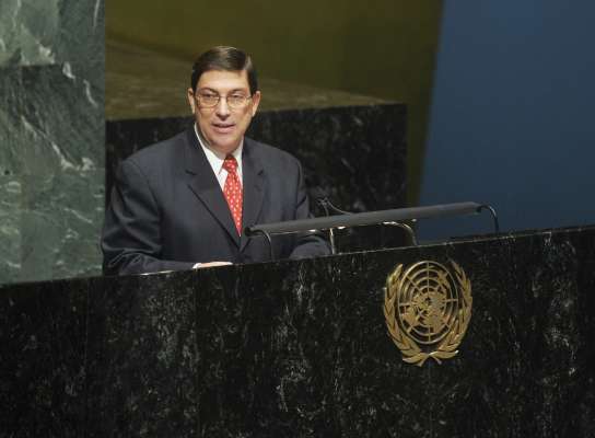 El canciller de Cuba, ante la ONU El canciller de Cuba, ante la ONU