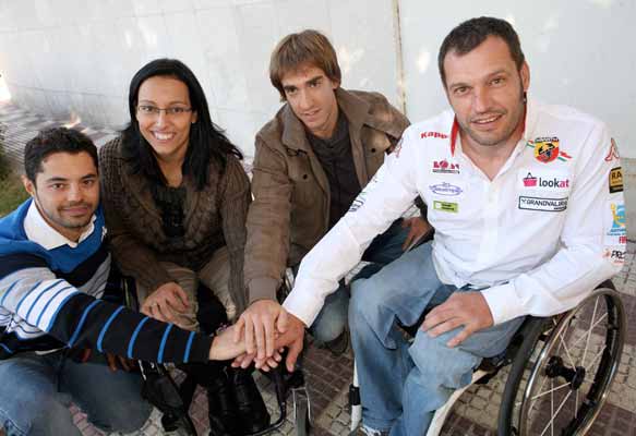 Miguel Galindo, Teresa Perales, Jon Santacana y Albert Llovera. Miguel Galindo, Teresa Perales, Jon Santacana y Albert Llovera.