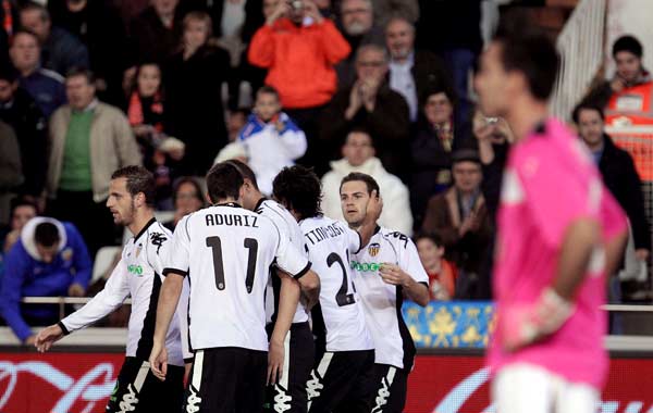 Gol del Valencia Gol del Valencia