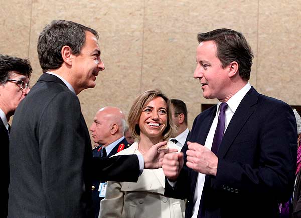 Zapatero y Cameron Zapatero y Cameron