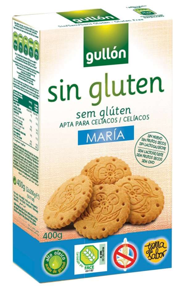 Galletas Gullón reformula la receta de la María Sin Gluten ...