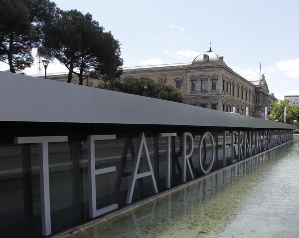 Estado de la Plaza de Colón hace varios meses