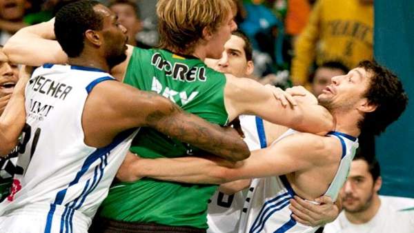 Sergio Llull y Henk Norel Sergio Llull y Henk Norel