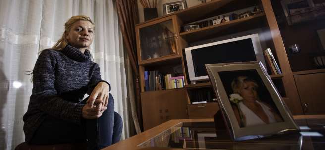 Rebeca Rodríguez, huérfana de la violencia machista.