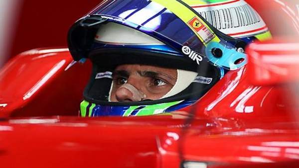 El piloto brasileño de Ferrari, Felipe Massa, durante unos entrenamientos El piloto brasileño de Ferrari, Felipe Massa, durante unos entrenamientos