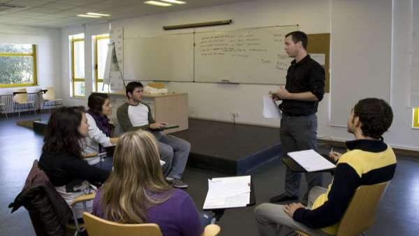 Una clase de inglés Una clase de inglés